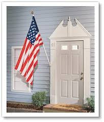American Flag With Embroidered Stars