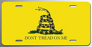 Gadsden License Plate