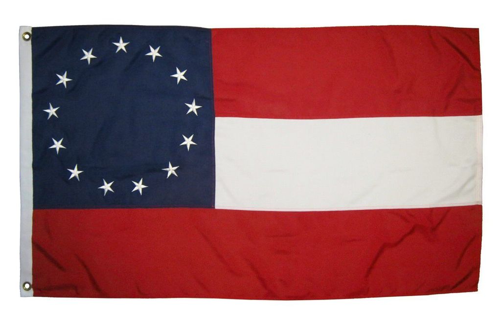 Cotton Stars & Bars - 13 Stars