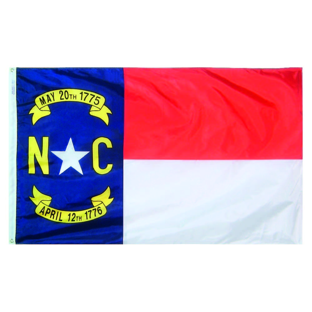 North Carolina State Flag - Nylon