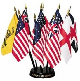 Miniature Flags of Our Country Set